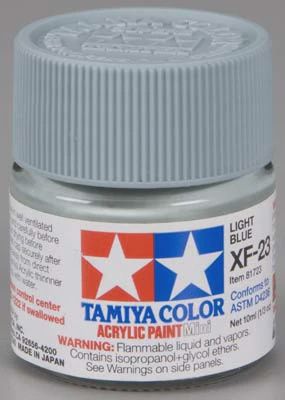 Tamiya Acrylic Mini XF-23 Light Blue 1/3 oz (TAM81723)