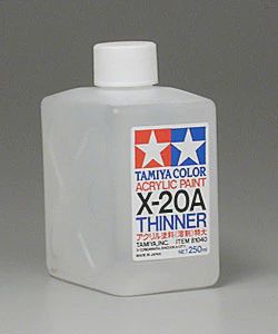 Tamiya Acrylic/Poly Thinner X20A 8.5 oz (TAM81040)