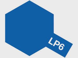 Tamiya Lacquer Paint LP-6 Pure Blue 10ml Bottle (TAM82106)