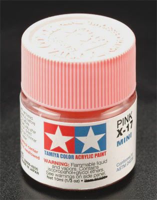 Tamiya Acrylic Mini X-17 Pink 1/3 oz (TAM81517)