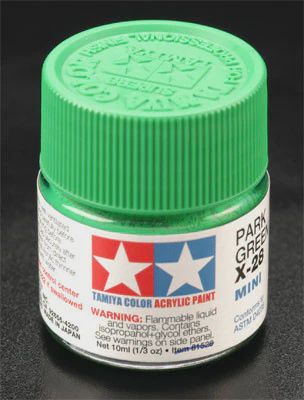 Tamiya Acrylic Mini X-28 Park Green 1/3 oz (TAM81528)
