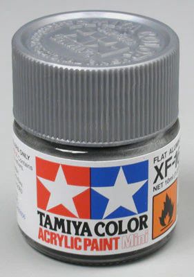 Tamiya Acrylic Mini XF-16 Flat Aluminum 1/3 oz (TAM81716)
