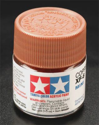 Tamiya Acrylic Mini XF-6 Copper 1/3 oz (TAM81706)