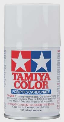 Tamiya PS-1 Polycarbonate Spray White 3 oz (TAM86001)