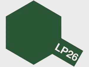 TamiyaLacquer Paint LP-26 D. Green JGSDF 10ml Bottle (TAM82126)
