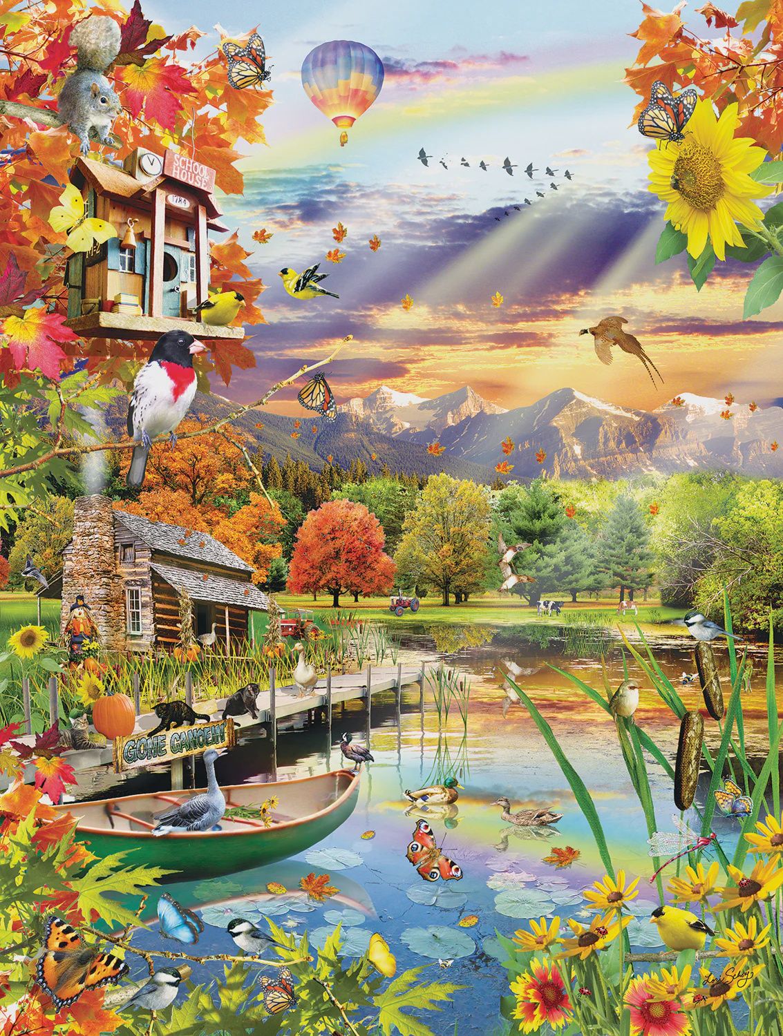 SunsOut Autumn Lake (SUN25038)