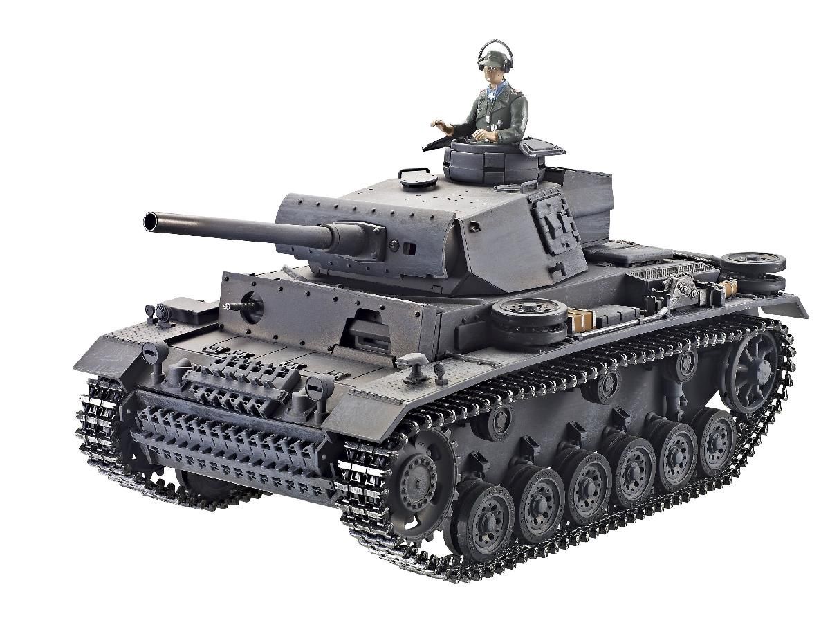 Taigen Panzer III (Metal Edition) Airsoft 2.4GHz RTR RC Tank 1/16th Scale (TAG12082)