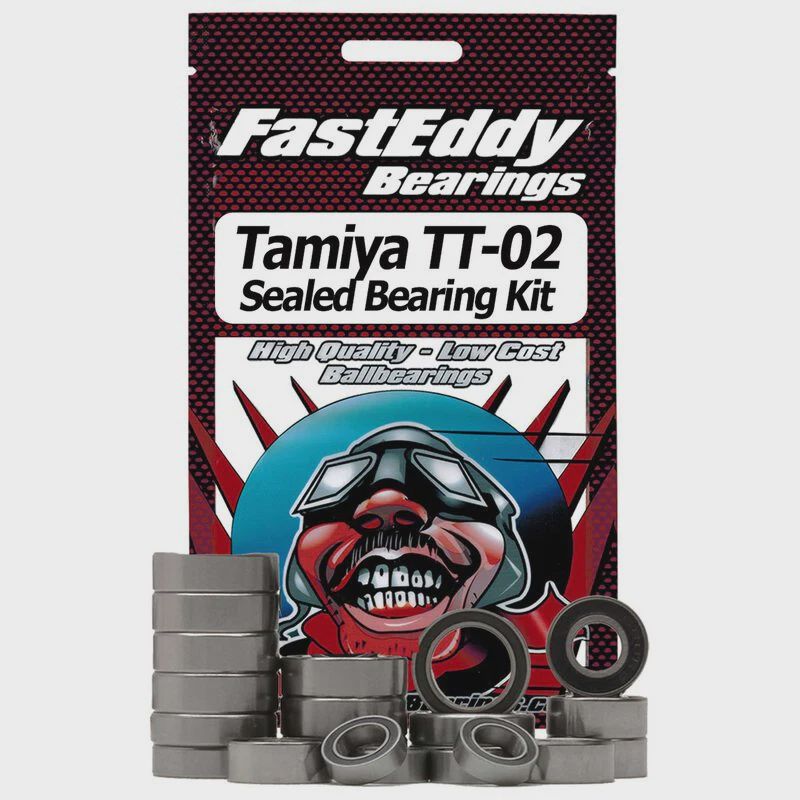 TAM TT-02 Chassis Rubber Sealed Bearing Kit (TFE411)