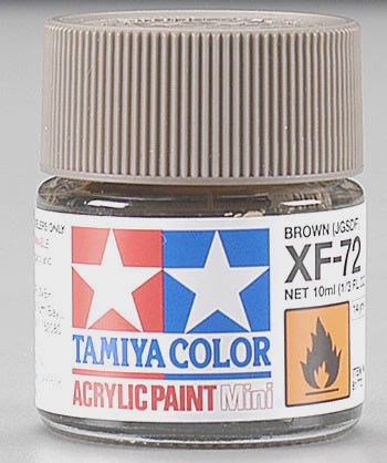 Tamiya Acrylic Mini XF-72 Brown JGSDF 1/3 oz (TAM81772)