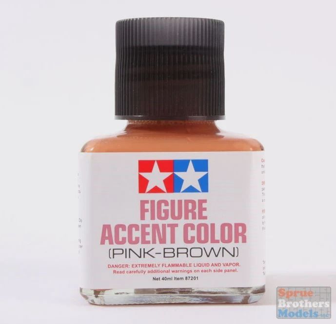 Tamiya Figure Accent Color - Pink-Brown (TAM87201)