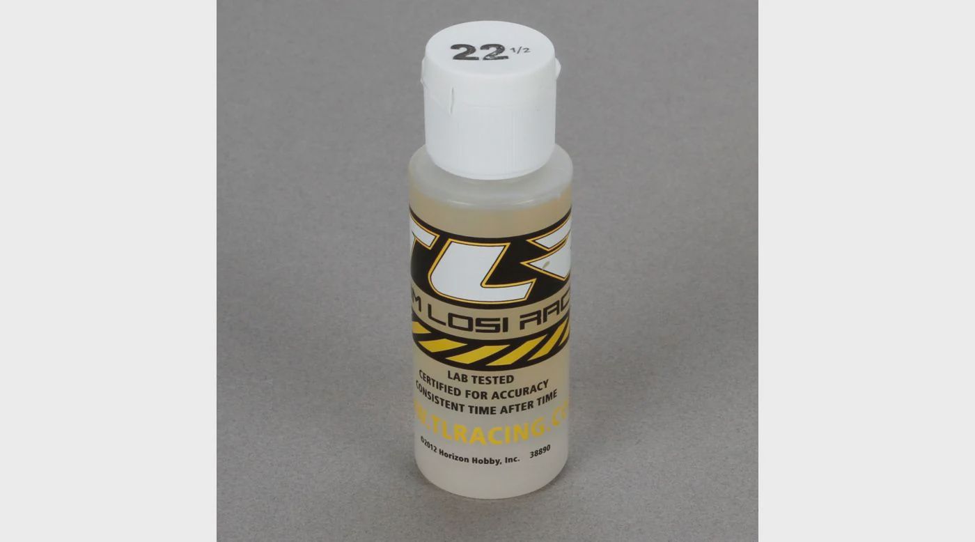 Team Losi Racing Silicone Shock Oil (2oz) (22.5wt) (TLR74003)