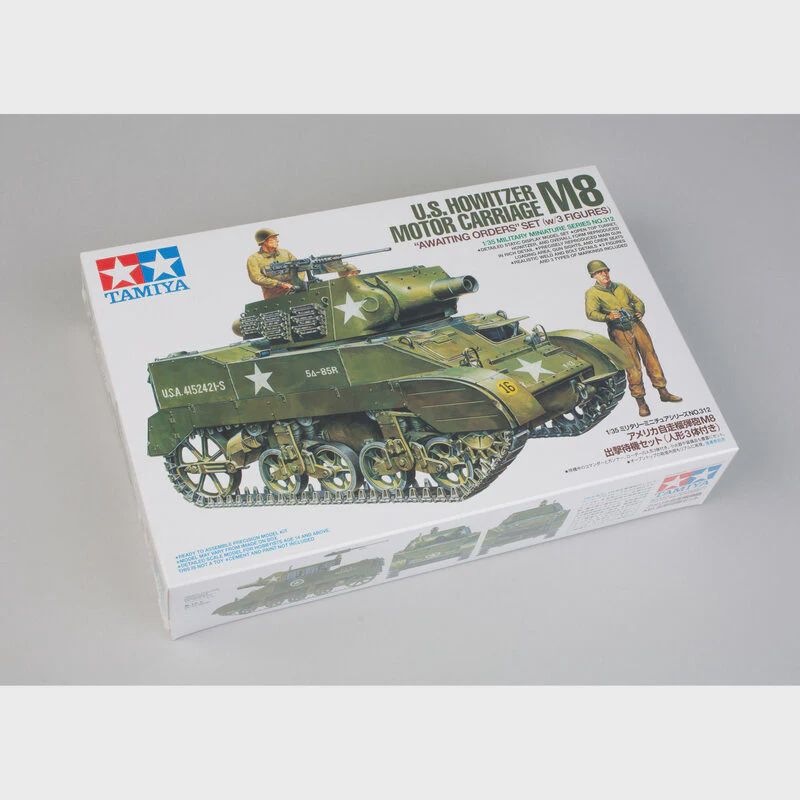 Tamiya 1/35 US Howitzer Motor Carriage M8 with 3 Figures (TAM35312)