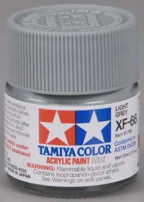 Tamiya Acrylic Mini XF-66 Light Gray 1/3 oz (TAM81766)