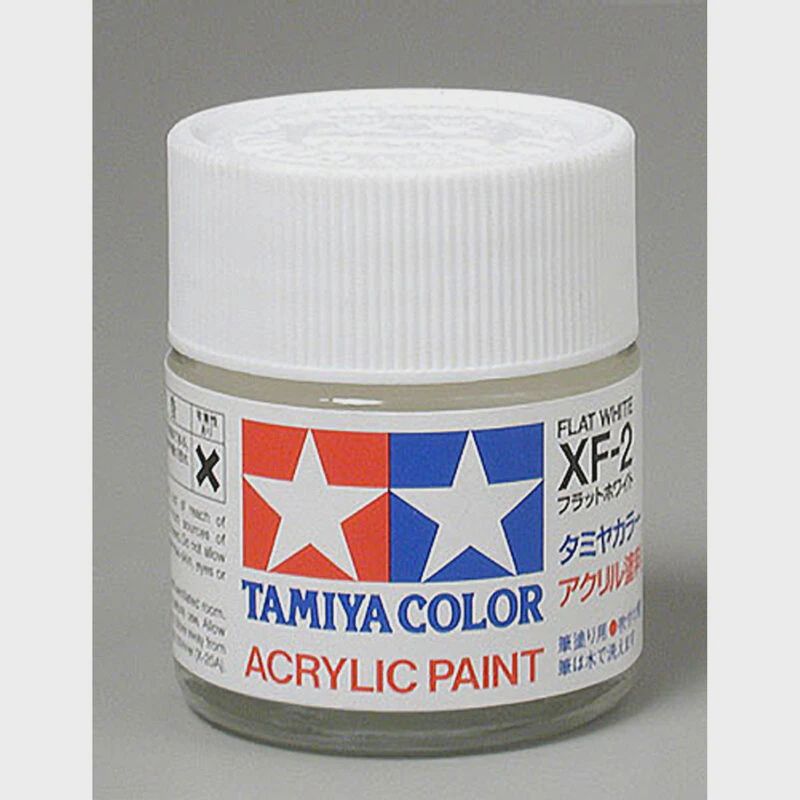 Tamiya Acrylic XF2 Flat, White 23ml. (TAM81302)