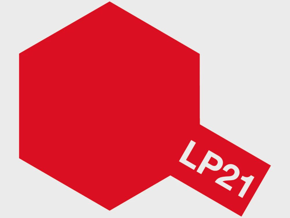 Tamiya Lacquer Paint LP-21 Italian Red 10ml Bottle (TAM82121)