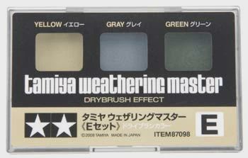 Tamiya Weathering Master E Set Yellow/Gray/Green (TAM87098)