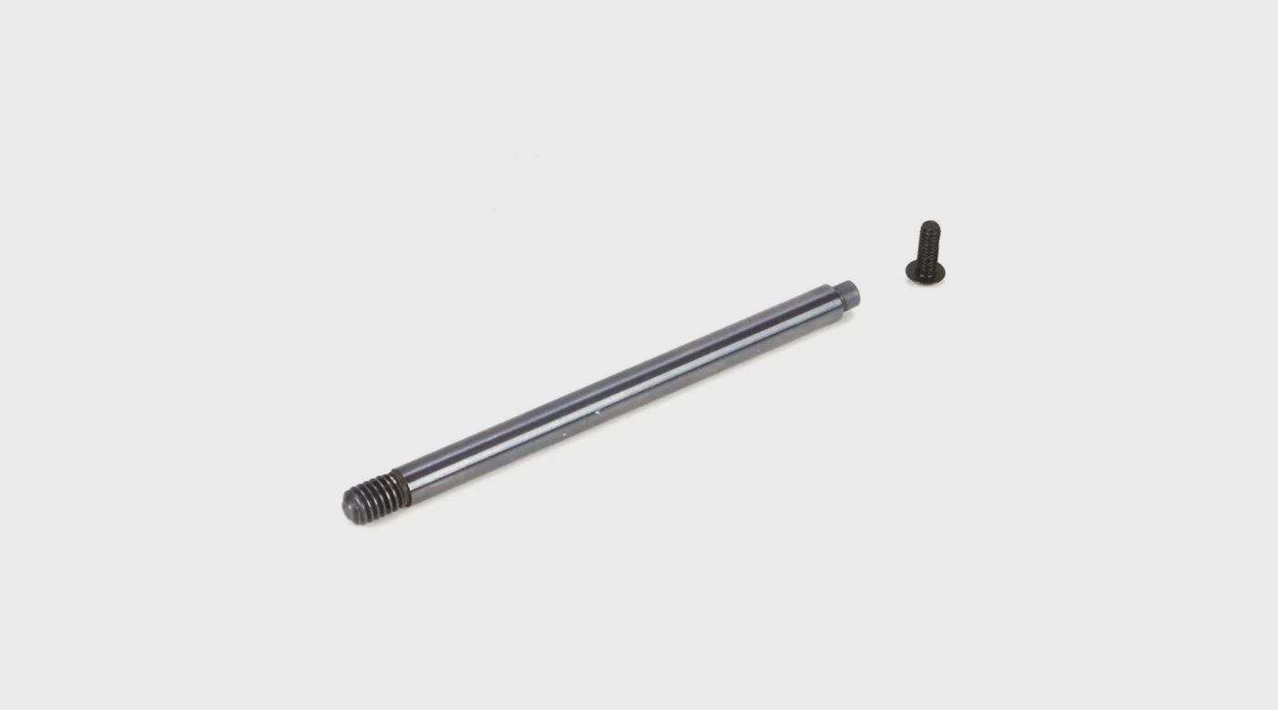 Team Losi Racing 16mm Shock Shaft, 4mm x 59.5mm, TiCn Reart: 8B 3.0 (TLR243008)