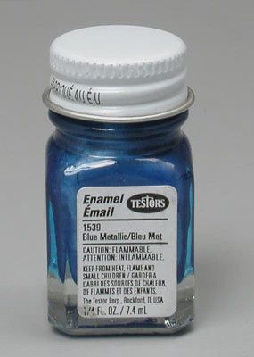 Testors Blue Metal Flake 1/4 oz (TES1539TT)