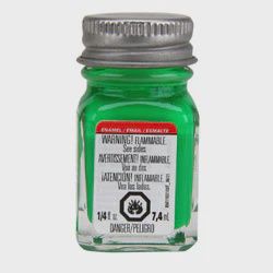 Testors Enamel 1/4oz, Green Fluorescent (TES1174TT
