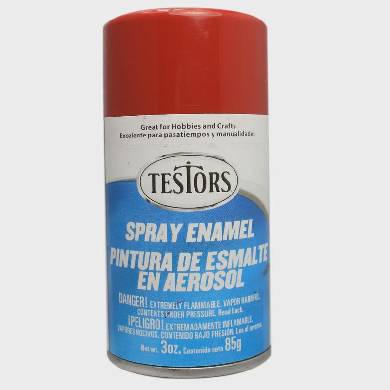 Testors Spray Dark Red 3 oz (TES1204T)