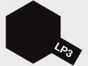 Tamiya Lacquer Paint LP-3 Flat Black 10ml Bottle (TAM82103)