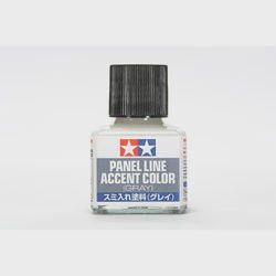 Tamiya Panel Line Accent Color 40ml, Grey (TAM87133)