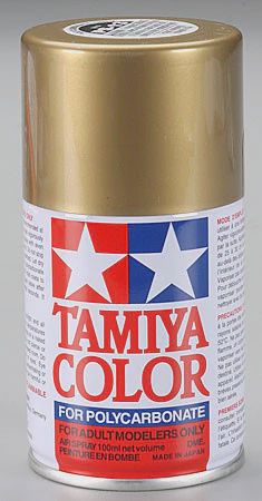Tamiya PS-13 Polycarbonate Spray Gold 3 oz (TAM86013)