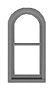 TICHY 1/1 ROUND TOP WINDOW (TIC8200)