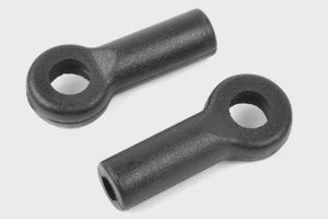 Team Corally Ball Joint 6mm - Composite - 2 pcs: (COR00180-044)