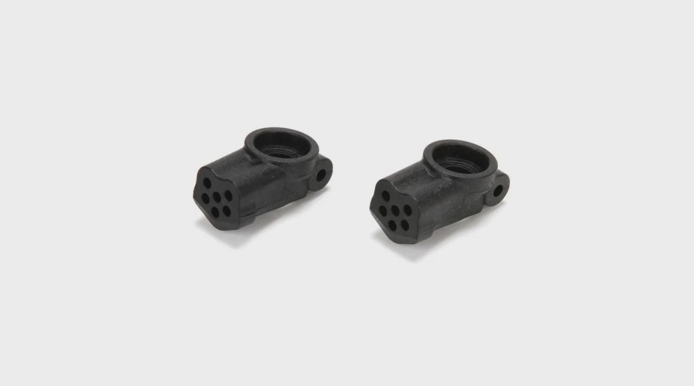 Team Losi RACING Rear Hub Carrier (2): 22SCT, 2.0 (TLR234033)