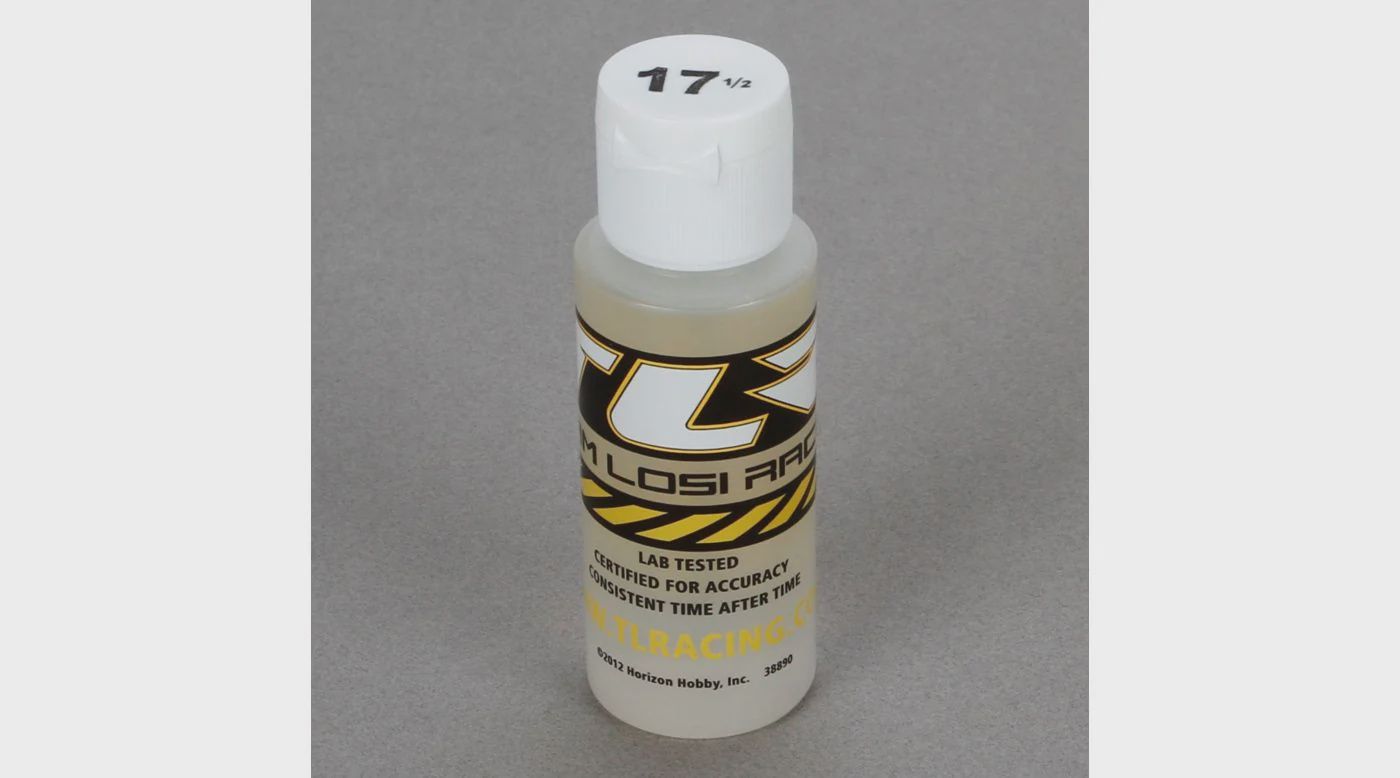TEAM LOSI RACING Silicone Shock Oil, 17.5 Wt, 2 oz (TLR74001)