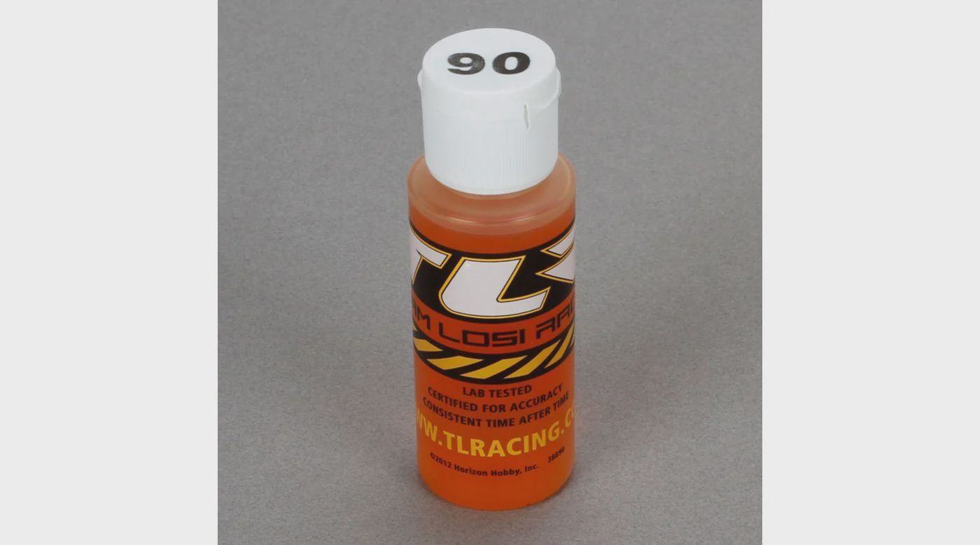 TEAM LOSI RACING Silicone Shock Oil, 90 Wt, 2 oz (TLR74017)