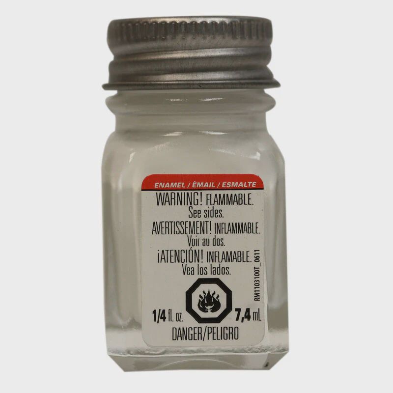 Testors Enamel 1/4 oz Gloss White (TES1145T)