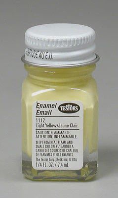Testors Light Yellow 1/4 oz (TES1112TT)