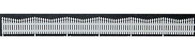 TICHY 4' Fancy Picket Fence (20) (TIC8283)