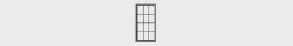 TICHY 6/6 DOUBLE HUNG MASONRY WINDOW (TIC8308)