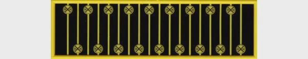 TICHY MODERN CROSSING WARNING SIGN (TIC2621)