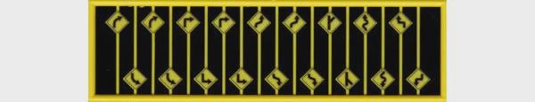 TICHY ROAD PATH WARNING SIGNS (TIC2616)