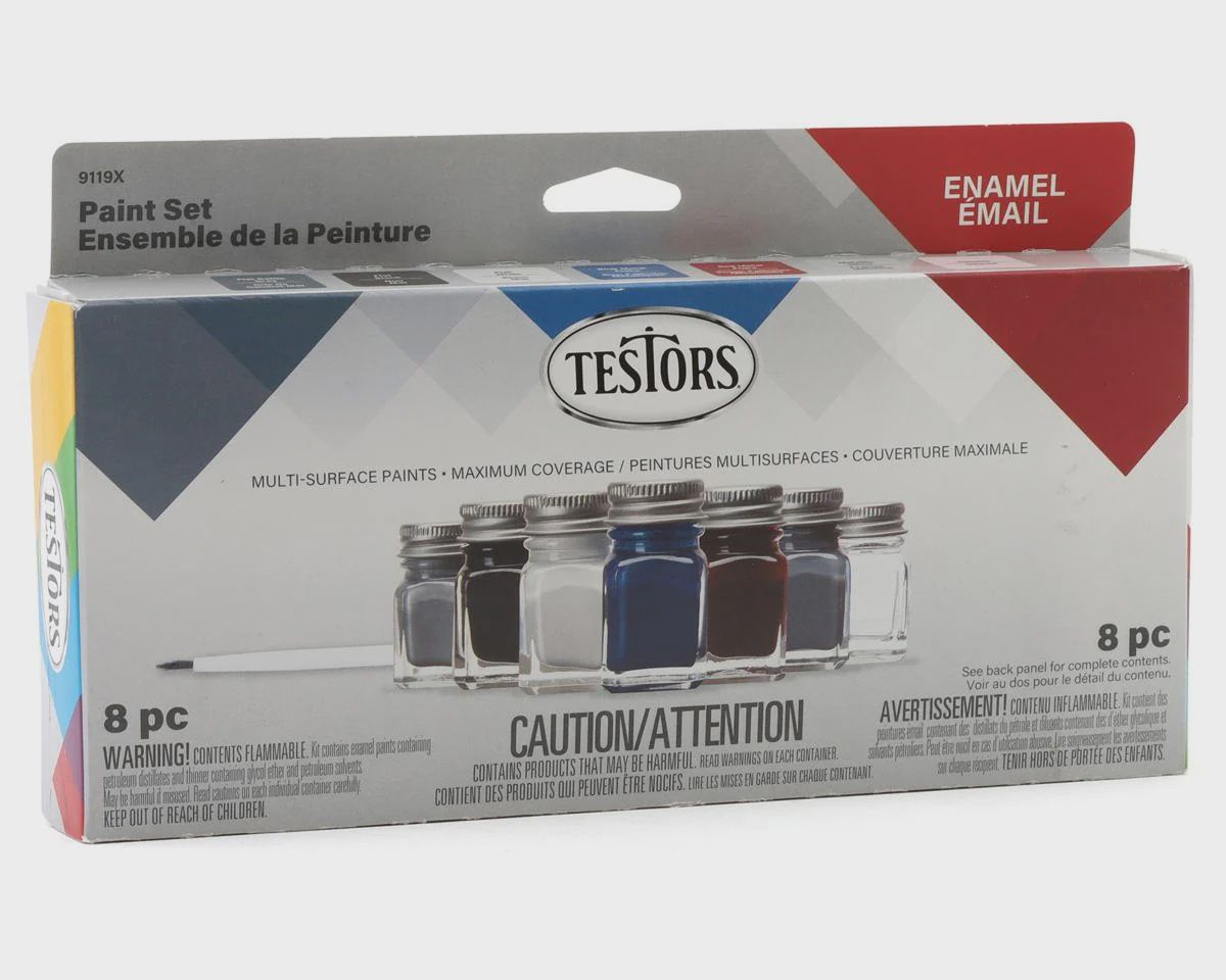 Testors Model Car Paint Kit (6 Colors) (TES9119)