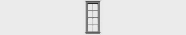 TICHY 4/4 DOUBLE HUNG WINDOW (TIC8030)