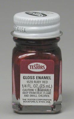 Testors 1/4 oz Metal Flake Red (TES1529TT)