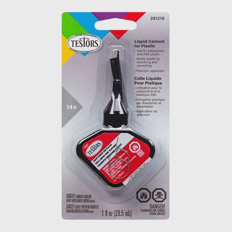 Testors Liquid Cement with Precision Applicator, 1 oz (TES281216)