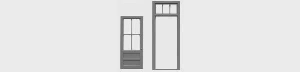 Tichy Train HO Masonry Door &amp; Frame (TIC8118)