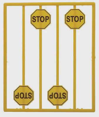 TICHY Yellow Stop Sign (8) (TIC2071)