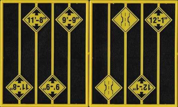 Ticky BRIDGE WARNING SIGNS O SCALE (TIC2083)