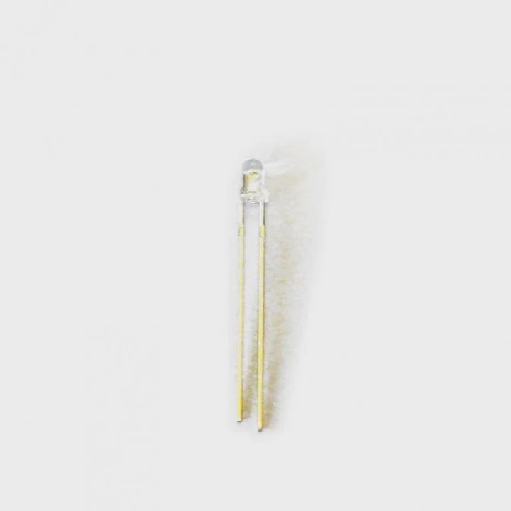 Throttle Up 3mm Sunny White LED, 3.3V (6) (TUC810133)