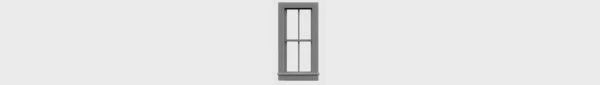 TICHY 2/2 DOUBLE HUNG WINDOW (TIC8062)