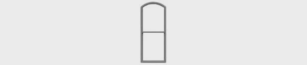 Tichy DOUBLE HUNG ARCH TOP MASONRY WINDOW (TIC8044)