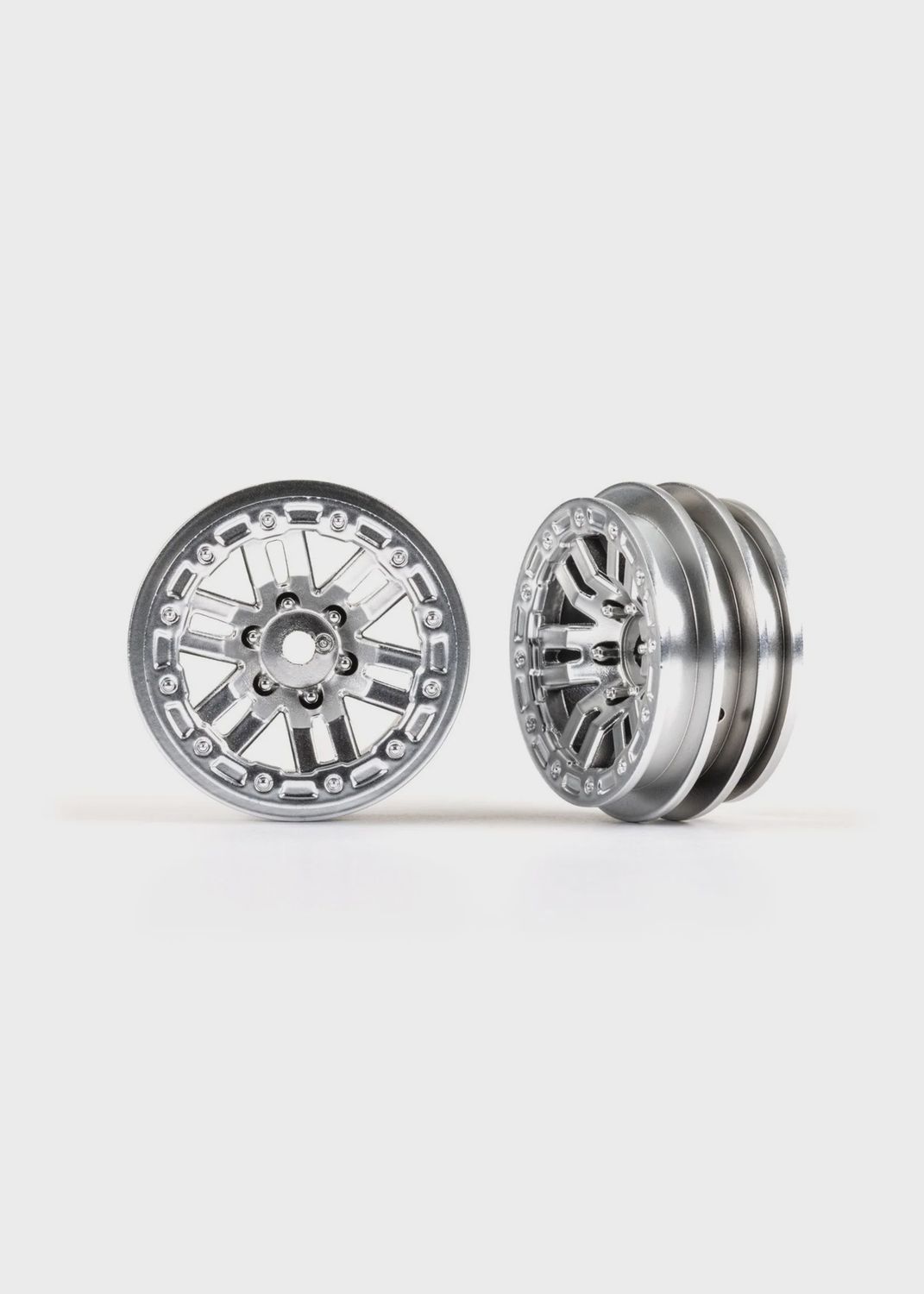 Traxxas 1.0" Rims (Satin Chrome) (2) (TRX-4M) (TRA9768SATIN)