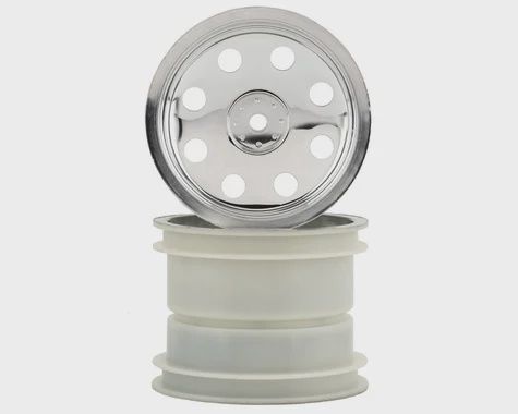 Traxxas 12mm Hex 2.2" Front Stadium Truck Wheel (2) (Satin Chrome) (TRA3673)